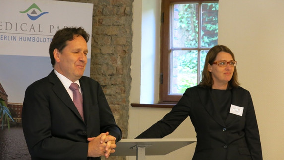 Vorstandsmitglieder Prof. Karsten Dreinhöfer und Halgard Stolte